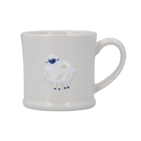 Gisela Graham 10cm Stoneware Lamb Mini Mug - Old Railway Line Garden Centre