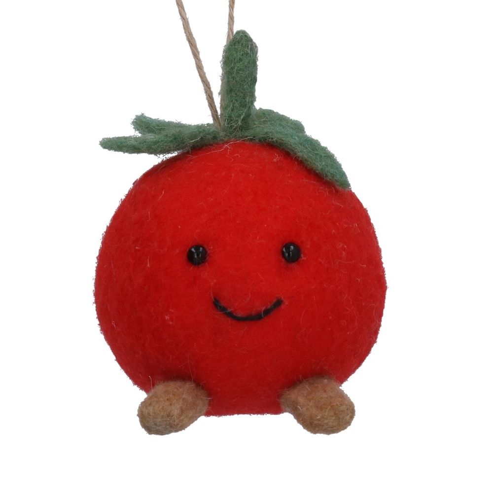 Gisela Graham 10cm Tomato Hanging Decoration