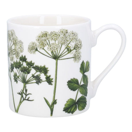 Gisela Graham 11cm Spring Hedgerow Bone China Mug - Old Railway Line Garden Centre
