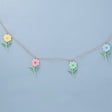Gisela Graham 120cm Pastel Flowers Garland - Old Railway Line Garden Centre
