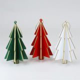 Gisela Graham 12cm Wood 3D Tree Decoration - (Choice of 3)