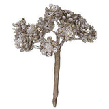 Gisela Graham 13cm Pale Gold Mini Cone Pick
