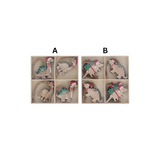 Gisela Graham Wood 13cm Box of 8 Dinosaurs (Choice of 2)