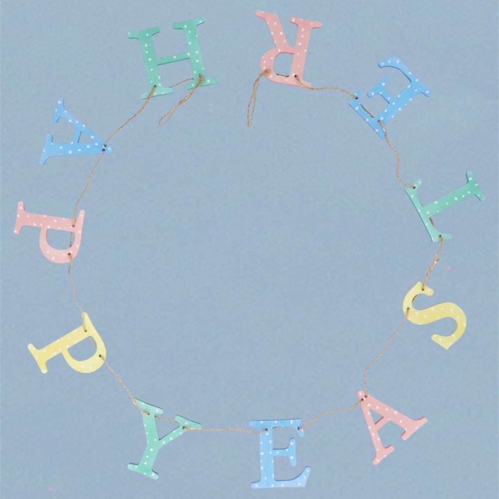 Gisela Graham 150cm Happy Easter Garland