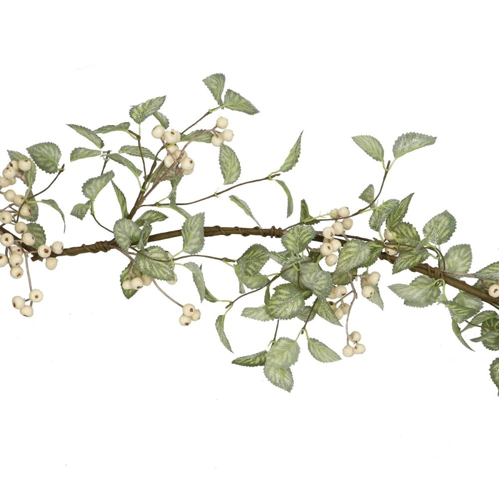 Gisela Graham 180cm Cream Berries Garland