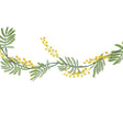 Gisela Graham 180cm Mimosa Garland - Old Railway Line Garden Centre