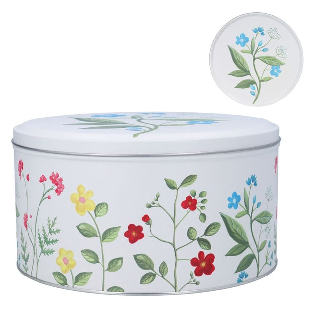 Gisela Graham 23cm Meadow Cake Tin - Old Railway Line Garden Centre
