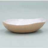 Gisela Graham 23cm Stoneware Red Flower Pasta Bowl - Old Railway Line Garden Centre
