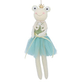 Gisela Graham 24cm Frog in Dress with Crown Hanging Decoration