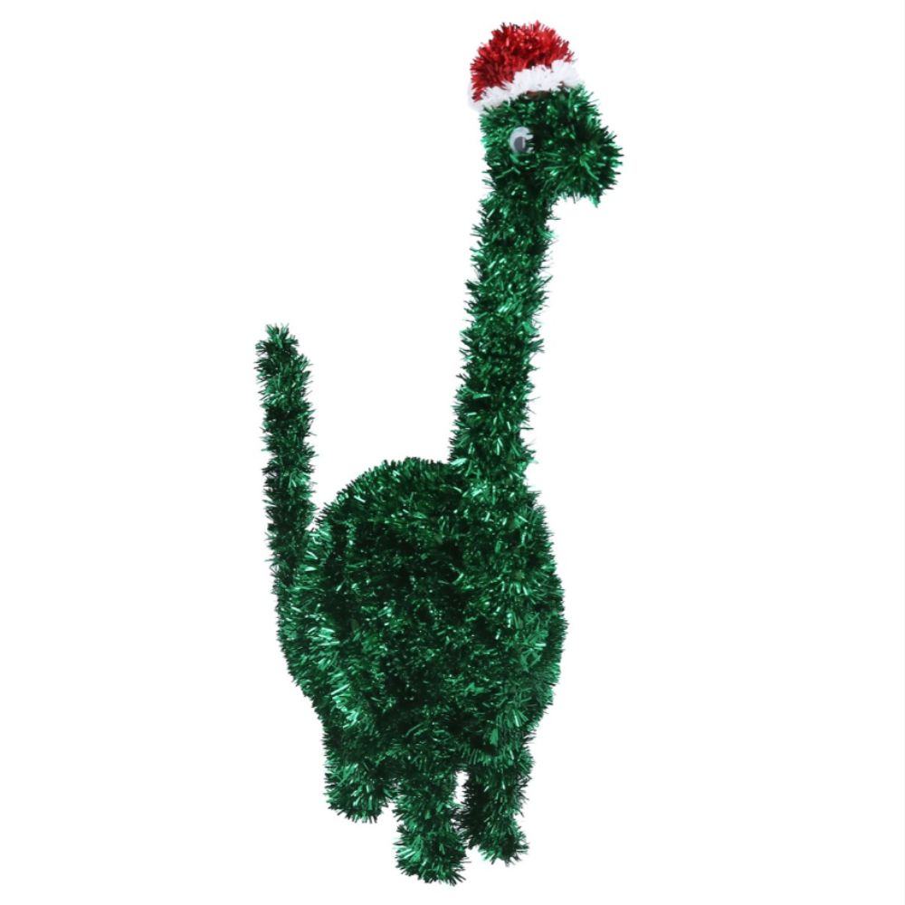 Gisela Graham 35cm Tinsel Brachiosaurus Ornament