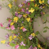 Gisela Graham 57cm Pastel Daisy Wreath