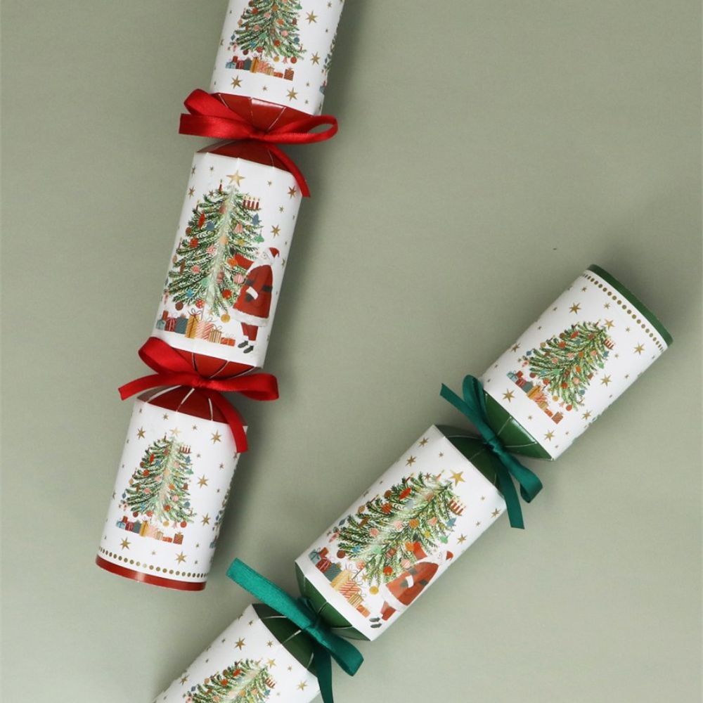 Gisela Graham 6 Nostalgia Santa/Tree Christmas Crackers