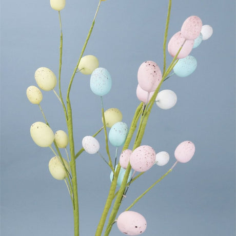 Gisela Graham 60cm Pastel Egg Sprays (Choice of 3)