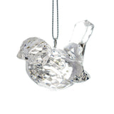 Gisela Graham 6cm Acrylic Crystal Dove Hanging Decoration