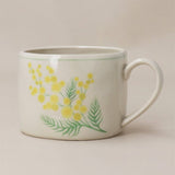Gisela Graham 7cm Stoneware Mimosa Mug - Old Railway Line Garden Centre