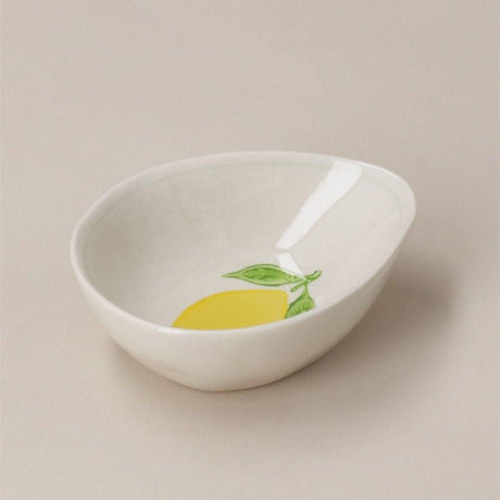 Gisela Graham 8cm Egg Shaped Bowl - Lemon - Old Railway Line Garden Centre