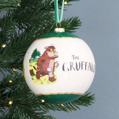 Gisela Graham 8cm The Gruffalo Bauble - White