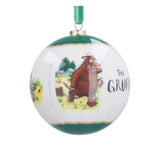Gisela Graham 8cm The Gruffalo Bauble - White