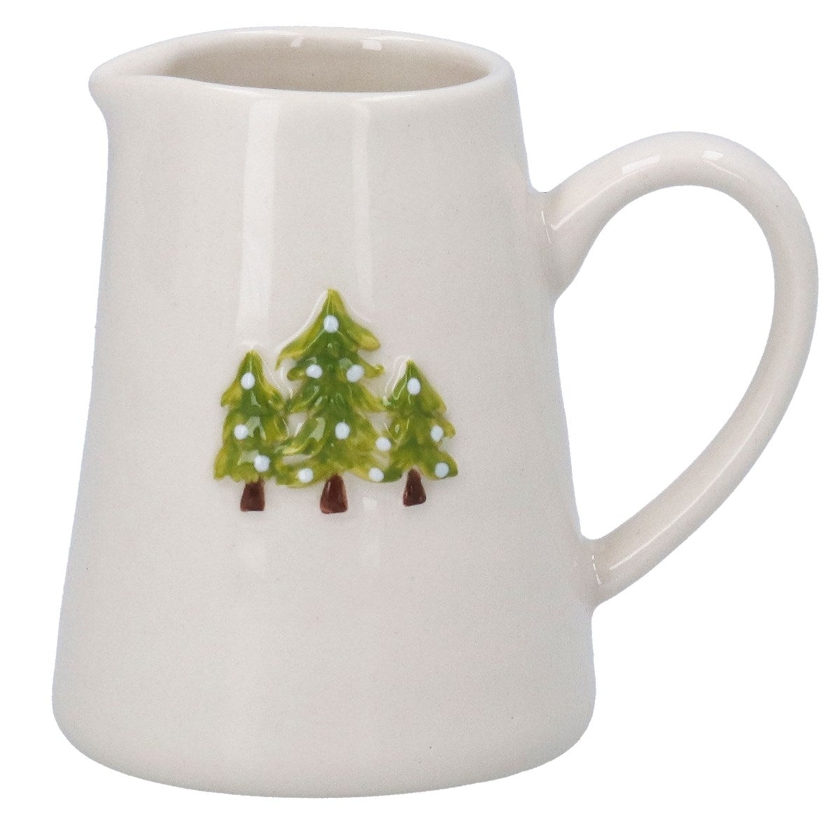 Gisela Graham 8cm Trees Stoneware Mini Jug