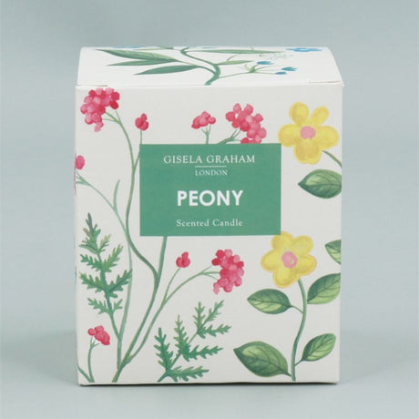 Gisela Graham 9cm Meadow Peony Scented Candle - Old Railway Line Garden Centre