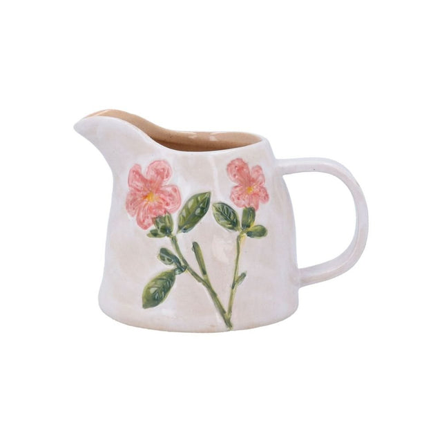 Gisela Graham 9cm Stoneware Meadow Milk Jug - Old Railway Line Garden Centre