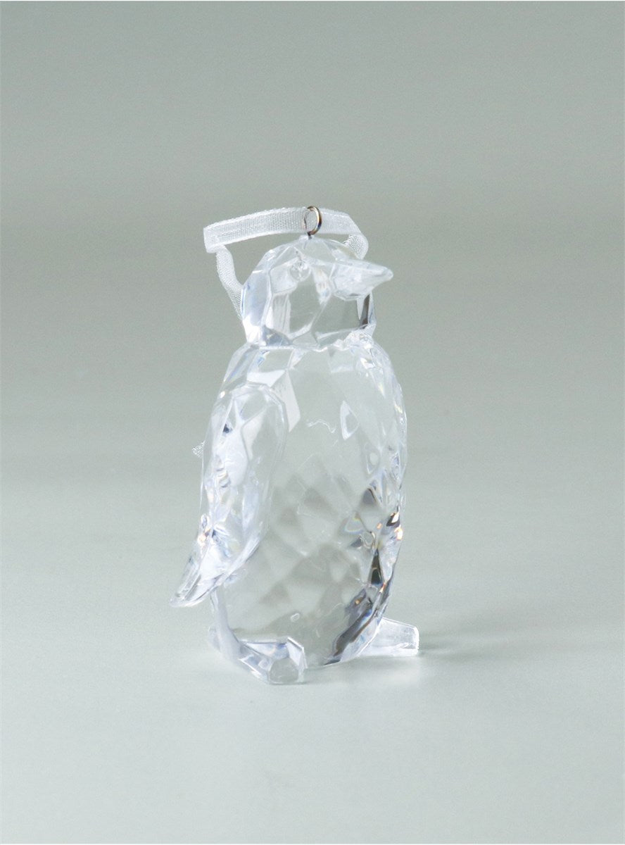 Gisela Graham Acrylic Penguin Hanging Decoration