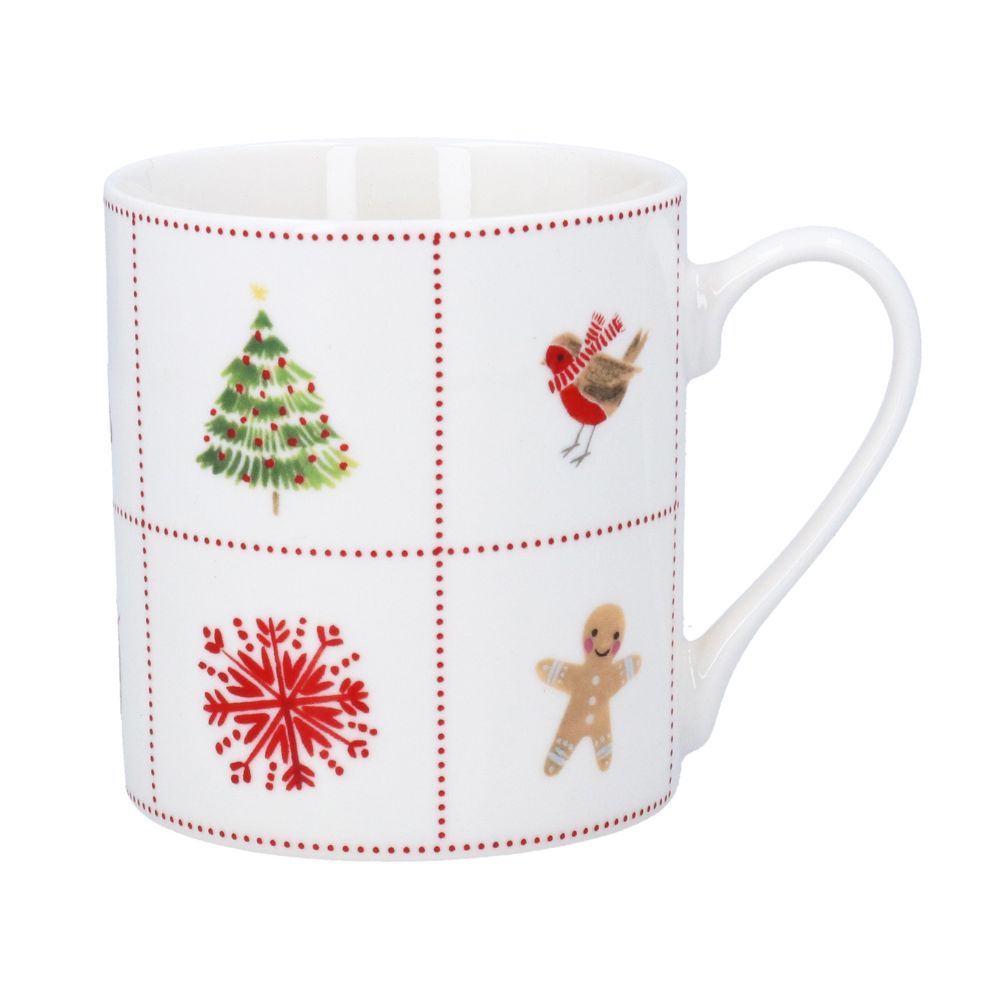 Gisela Graham Bone China Mug - Nordic Icons