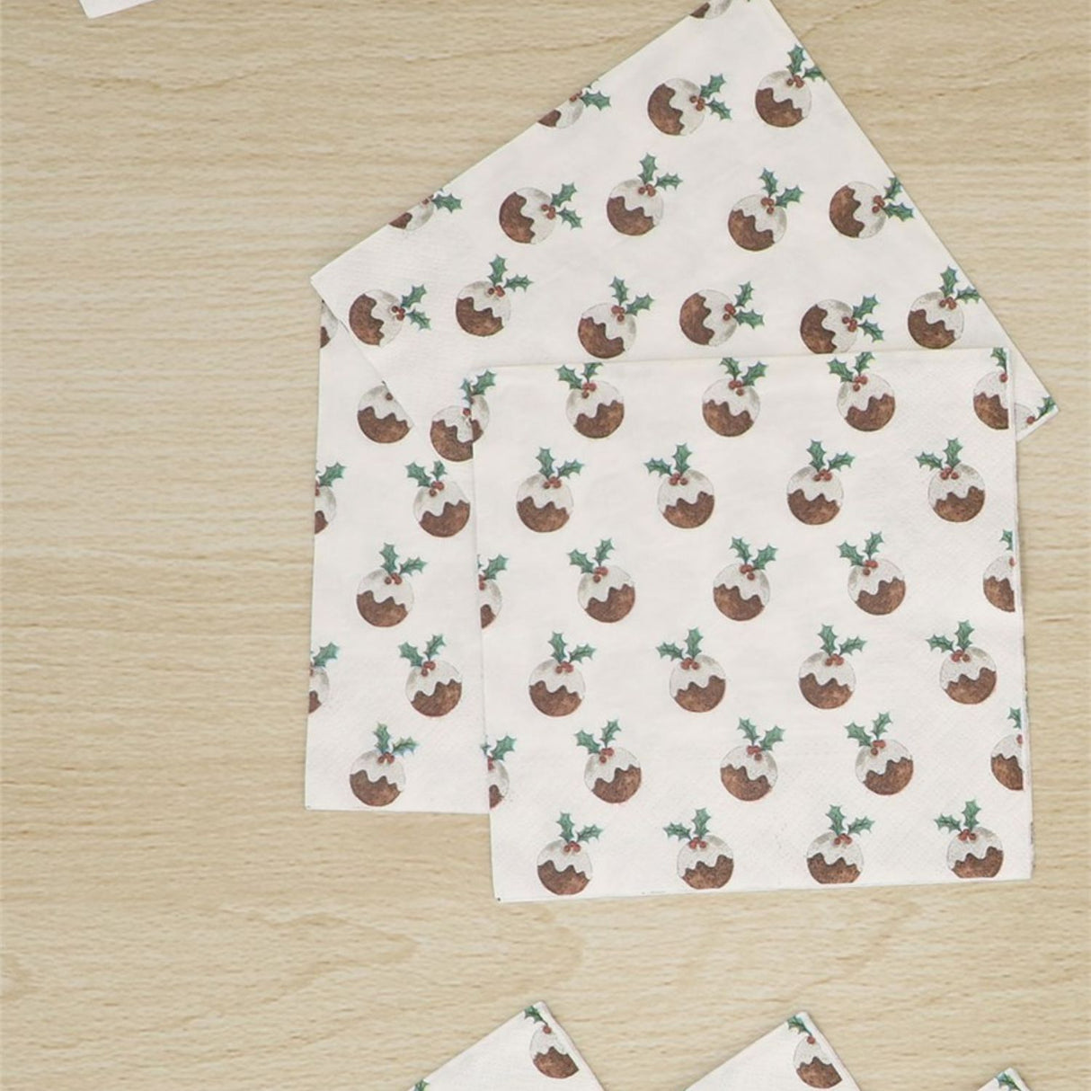 Gisela Graham Christmas Pudding Napkin (Pack of 20)