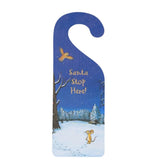 Gisela Graham Door Hanger - The Gruffalo's Child 'Santa Stop Here'