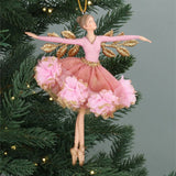 Gisela Graham Dusky Pink Floribunda Fairies (Choice of 2)