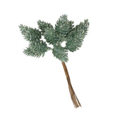 Gisela Graham Forest Green Sparkling Cone Bunch Pick