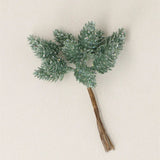 Gisela Graham Forest Green Sparkling Cone Bunch Pick