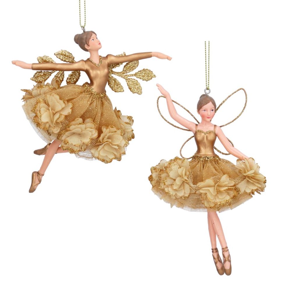 Gisela Graham Gold Floribunda Fairies (Choice of 2)
