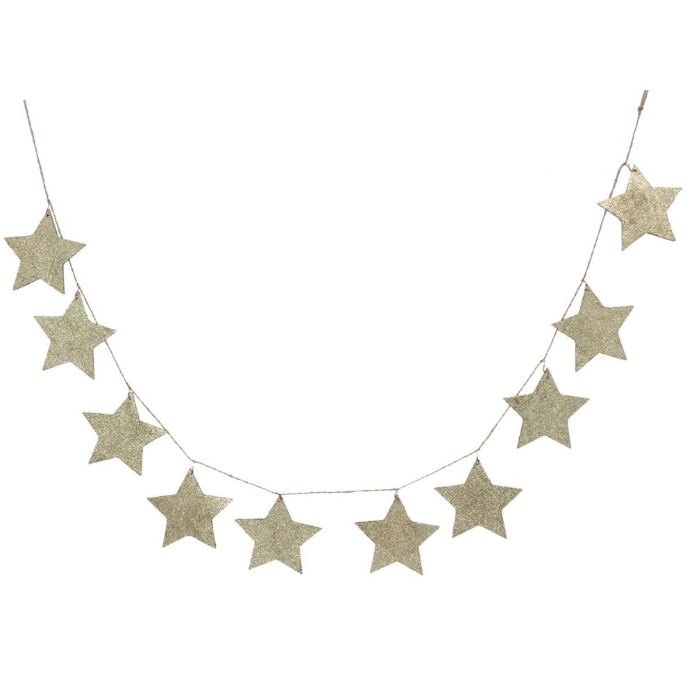 Gisela Graham Gold Star Garland