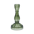 Gisela Graham Green Hourglass Candlestick - Large - Old Railway Line Garden Centre