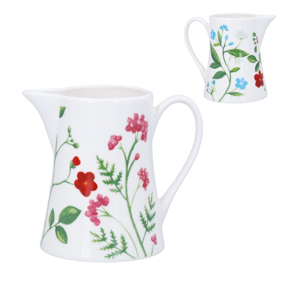 Gisela Graham 12cm Meadow Bone China Small Jug