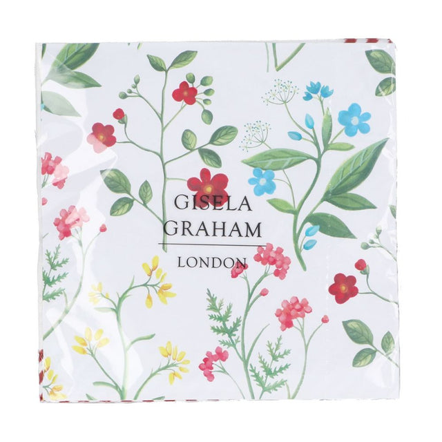 Gisela Graham Meadow Paper Napkins - Old Railway Line Garden Centre