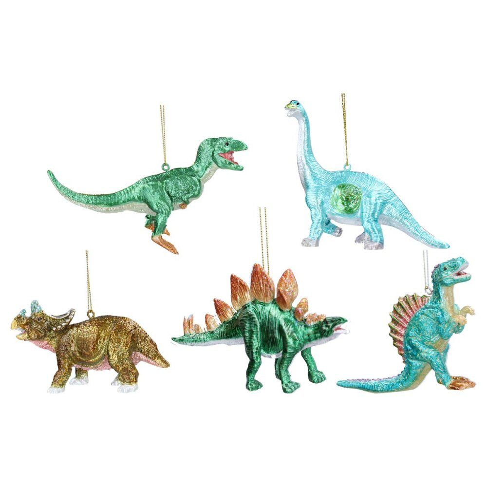 Gisela Graham Metallic Resin Dinosaur Decoration (Choice of 5)