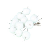Gisela Graham White Sparkling Mini Apple Bunch Pick