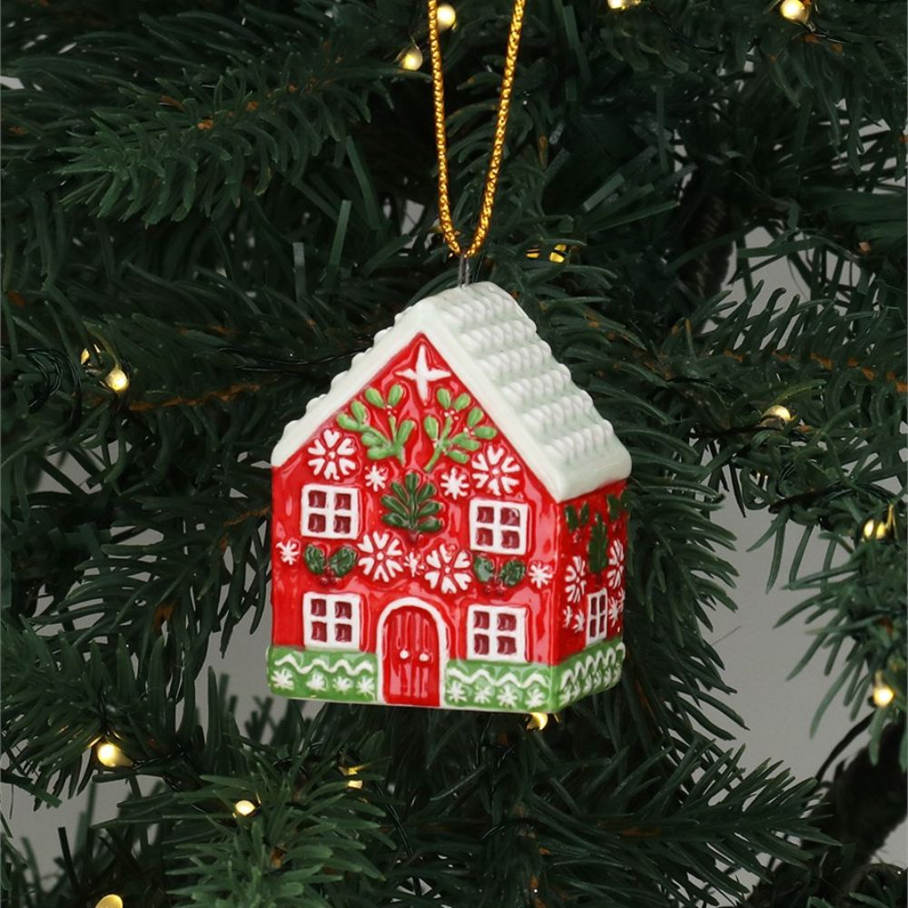Gisela Graham Painted Gingerbread Houses (Choice of 2)