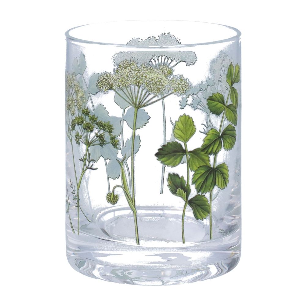 Gisela Graham 10cm Spring Hegerow Glass Tumbler