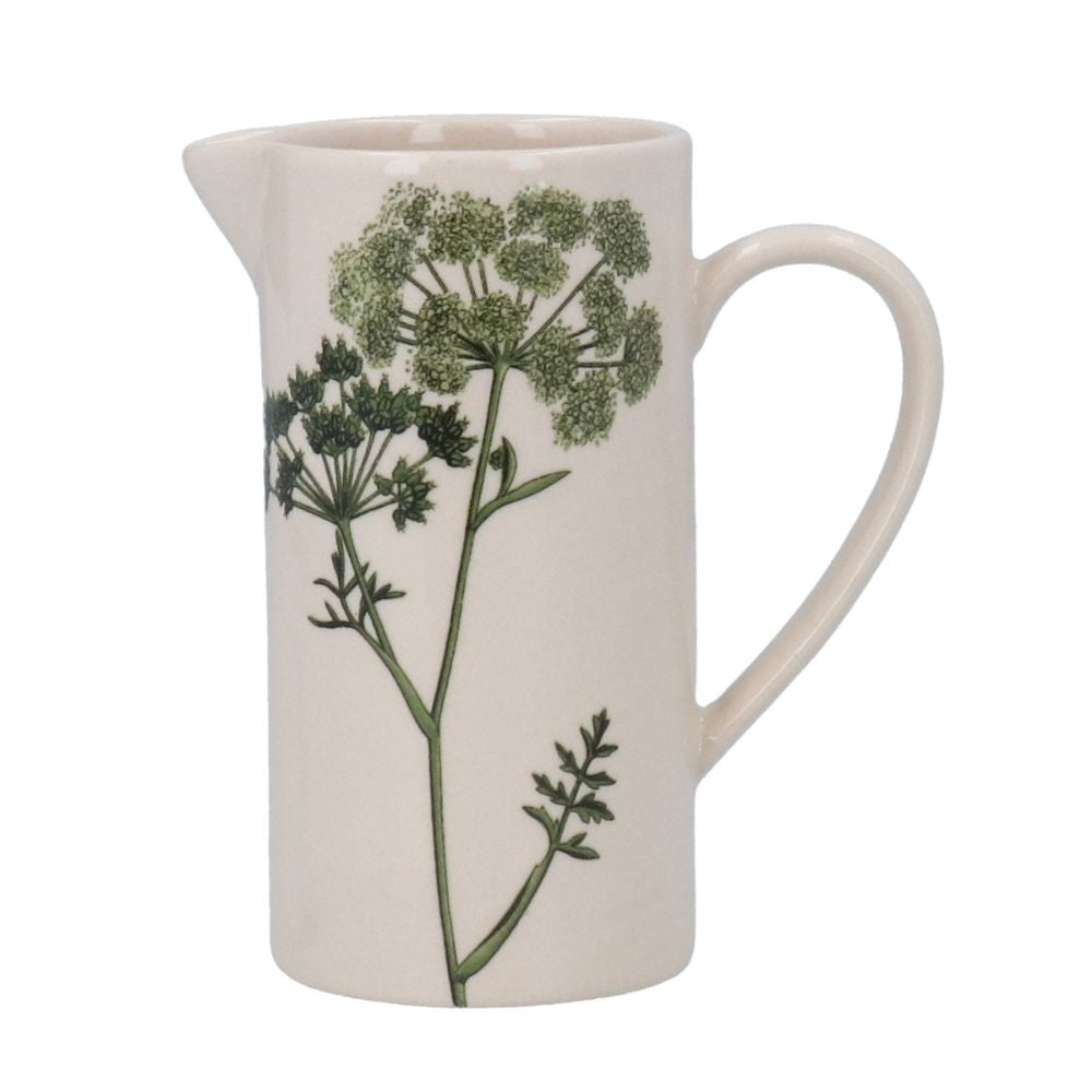 Gisela Graham Spring Hedgerow Stoneware Milk Jug