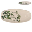 Gisela Graham Spring Hedgerow Stoneware Oval Plate - Old Railway Line Garden Centre