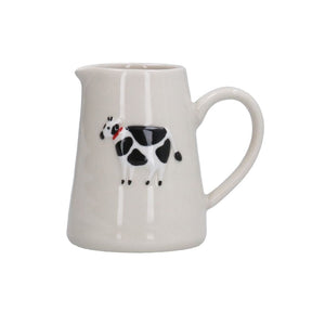 Gisela Graham Stoneware Cow Mini Jug - Old Railway Line Garden Centre