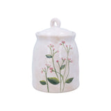 Gisela Graham Stoneware Small Meadow Storage Jar