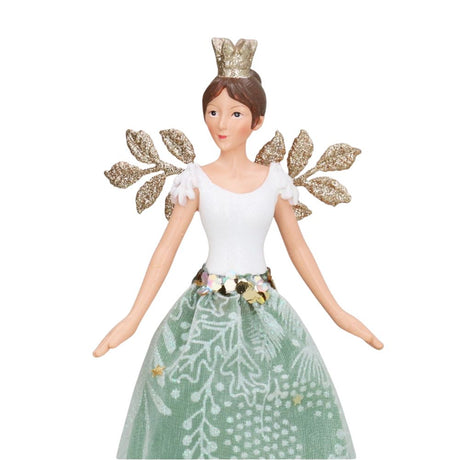 Gisela Graham Tree Topper - Winter Palace Green Angel