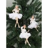 Gisela Graham  - White Fairies with Butterflies (Choice of 3)