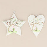 Gisela Graham Winnie-The-Pooh & Piglet Star or Heart (Choice of 2)