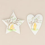 Gisela Graham Winnie-The-Pooh & Piglet Star or Heart (Choice of 2)