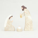 Gisela Graham Wood Effect Nativity